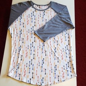 Lularoe Randy Baseball Tee